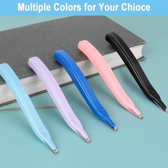 6 Pack Magnetic Staple Remover Tools, Professional Stapler Removers Staple Puller Remover for Classroom, Multicolored Stapler Remover Tool Staple Remover Stick for Home School Office (5 Colors)