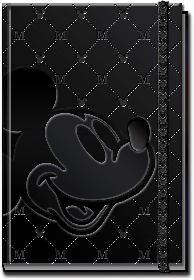 Disney Mickey Mouse Black Deluxe Journal, Multi Color