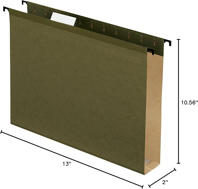 Pendaflex 10 Reinforced Hanging File Folder, Standard Green (6152X2R)