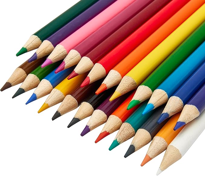 Cra-Z-Art Colored Pencils Bulk Pack, 10 Boxes of 24 ct Pre-Sharpened Pencils, Non-Toxic, Classroom School Art Supplies