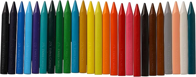Faber Castell Erasable Crayons - 25 Shades