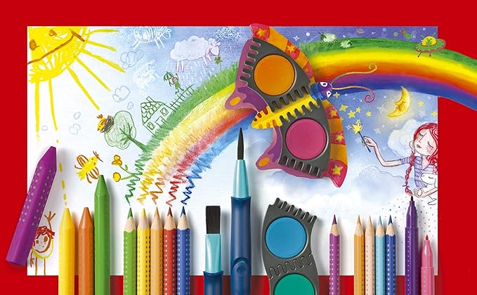 Faber-Castell Jumbo Grip Crayons (Pack of 12)