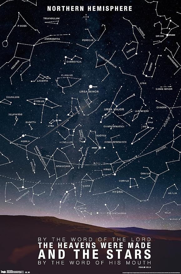 The Stars Wall Poster, 19L" x 13W", Premium Unframed Version