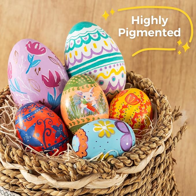 Ohuhu Acrylic Paint Markers Dual Tips: 36 Colors Brush & Fine Paint Pens High Opacity Acrylic Markers Waterproof Lightfast for Christmas Gifts Rock Painting 3D Prints Egg Wood Glass Ceramic DIY Crafts