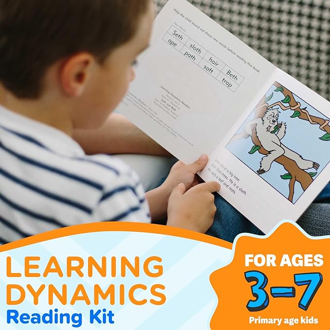 Learning Dynamics 53 Decodable Reading Books & Music CD – Basic Learn How to Read Books for 4-7 Year Olds – Teaches Phonics, Words & Reading – Includes 53 Unique Books to Start Reading