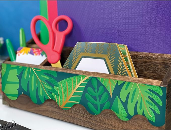 Carson Dellosa – One World, Hexagons with Gold Foil Colorful Cut-Outs, Classroom Décor, 36 Pieces