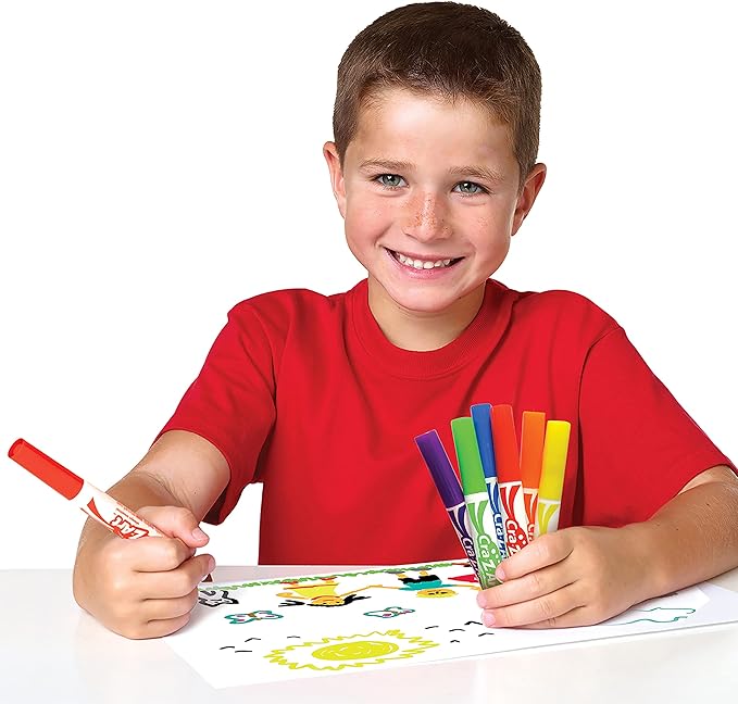 Cra-Z-Art 64pc Amazing Art Case featuring Vibrant, Crayons and Super Tip and Fineline Markers Great for Kids Ages 3 and Up