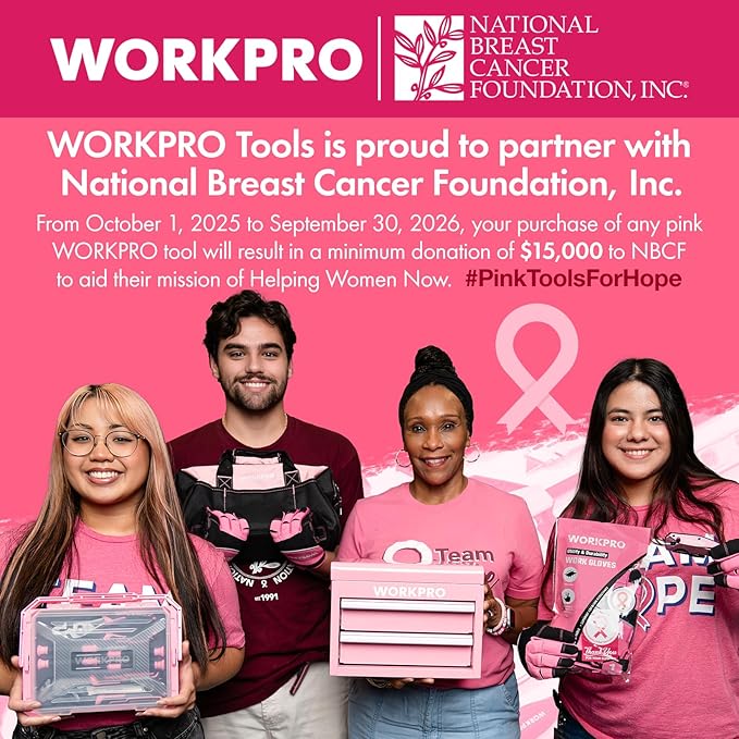 WORKPRO Mini Stapler with Staples, Pink Stapler Set Includes Two Small Staplers, One Staple Remover, 2000 Standard Staples - Cute Staplers for Desk with Non-Slip Base, Lock Design - Pink Ribbon