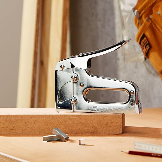 Arrow T50 Heavy Duty Staple Gun for Upholstery,Wood,Crafts,DIY and Professional Uses,Manual Stapler Uses 1/4”,5/16”,3/8",1/2",or 9/16” Staples,(Pack of 4)