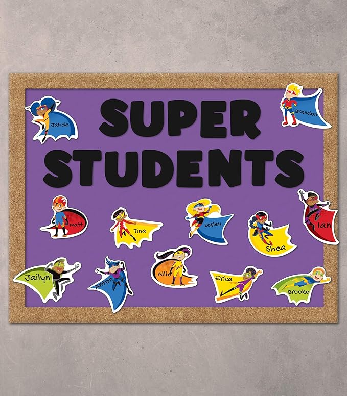 Super Power Super Kids Cut Outs