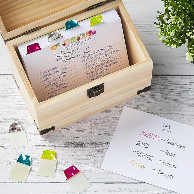Avery Mini Ultra Tabs, 1" x 1.5", Holographic Jewel Tone Colors, 32 Repositionable Page Tabs (74146)