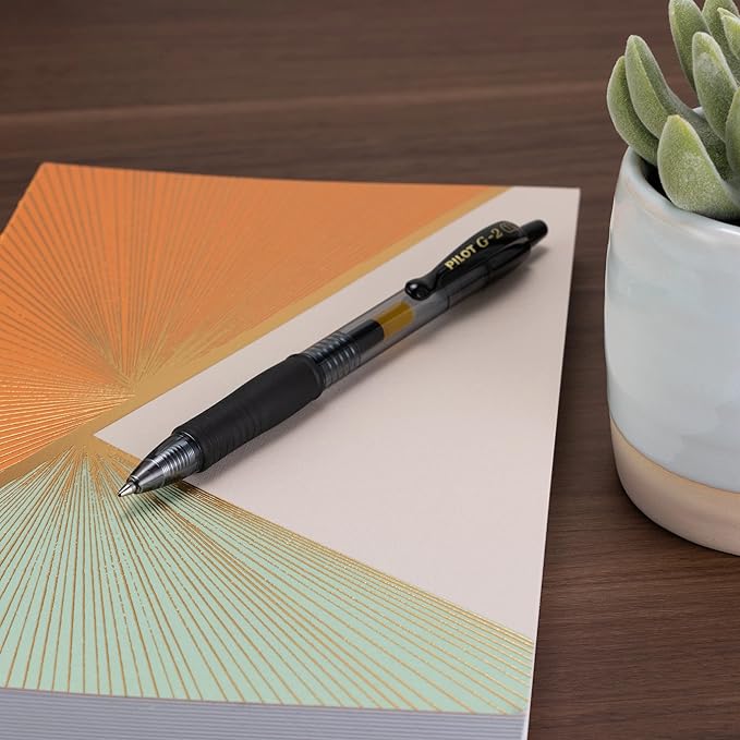 Pilot G2 Premium Gel Pens, Black Pens, Bold Point 1 mm, 14 Black