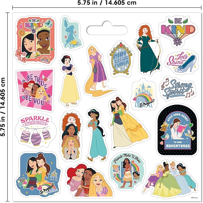 Disney Princess - Sticker Collage Mini Stickerland Pad - 6 Page