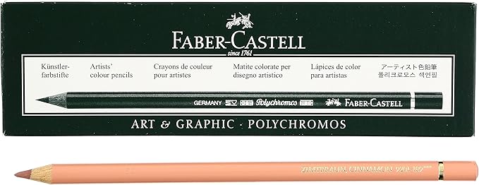Faber Castel Polychromos Colored Pencils, 189, Cinnamon, 6 Count