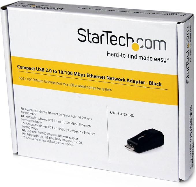 StarTech USB 2.0 10/100 ETHERNET NETWORK ADAPTER