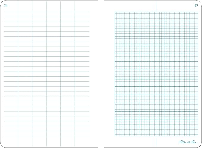 Rite In The Rain Weatherproof Stapled Notebook, 4.625" x 7", Yellow Cover, Metric Field Pattern, 3 Pack (No. 361FX)