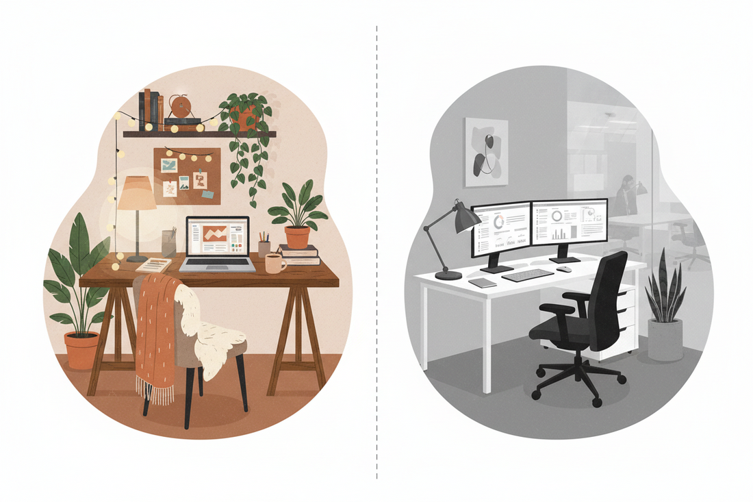 Home Office vs. Corporate Desk: Tailoring Your Workspace Setup