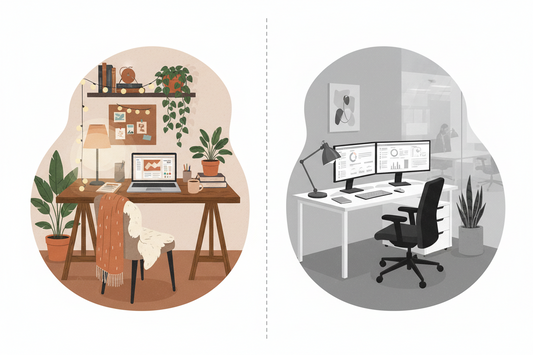Home Office vs. Corporate Desk: Tailoring Your Workspace Setup