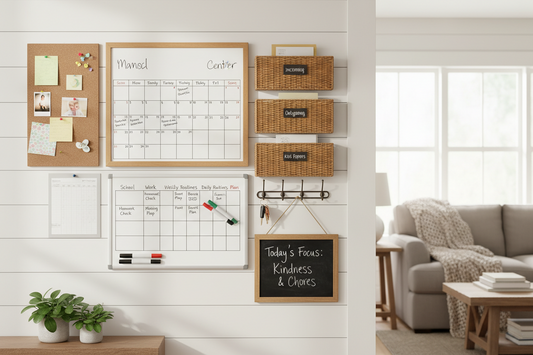 How to Create a Family Command Center for School, Work, and Everyday Life