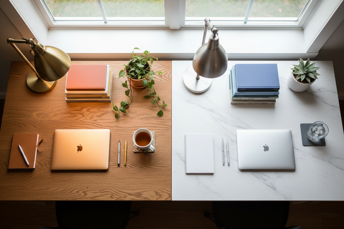 One Desk, Two Lives: How to Share a Workspace Without the Clutter