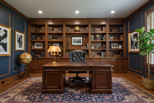The Executive Home Office: Curating a Workspace of Authority
