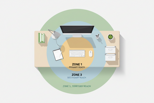 The 'Zones of Reach' System for Ultimate Desk Organization
