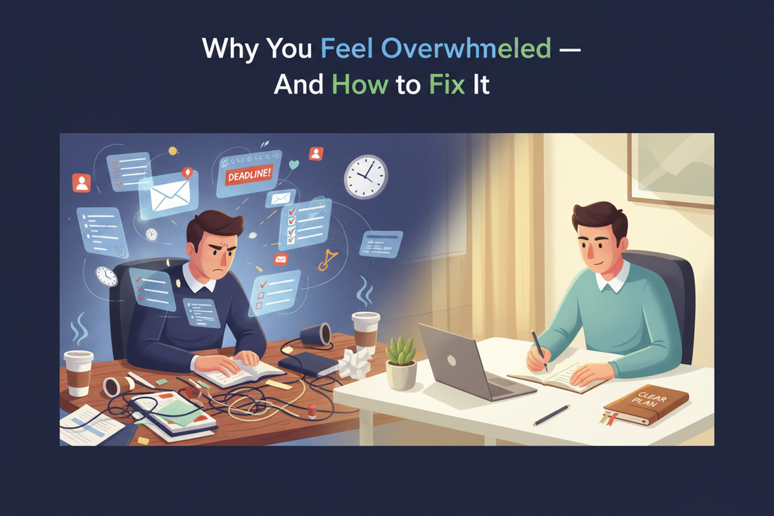 Why You Feel Overwhelmed — And How to Fix It