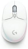 Logitech G705 Wireless Gaming Mouse, Customizable LIGHTSYNC RGB Lighting, Lightspeed Wireless, Bluetooth Connectivity, Lightweight, PC/Mac/Laptop - White Mist