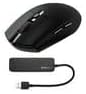 Logitech G305 Lightspeed Wireless Gaming Mouse Bundle with 3.0 4-Port USB Hub (2 Items)