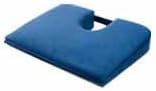 TUSH CUSH Home Office Orthopedic Large Computer Ergonomic Seat Cushion Original - Charcoal Velour Fabric