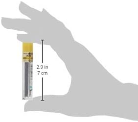 Pentel Super Hi-Polymer Lead Refill, (0.9mm) Thick, HB, 180 Pieces of Lead, 12 Tubes of Lead (50-9-HB)