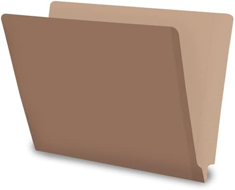 Medical File Folders, Doctor Stuff, Letter Size, Reinforced End Tab Folders, 14 pt Manila Stock, Box of 50