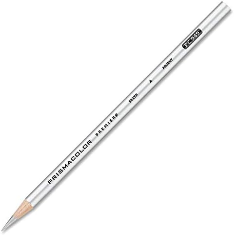 Prismacolor Premier Colored Pencil, Silver (PC 949), 12 Count (Pack of 1)