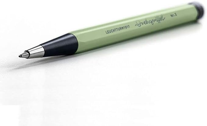 LEUCHTTURM1917 - Drehgriffel Mechanical Pencil - Refillable Writing Stylus with 0.7 mm HB Graphite Lead (Port Red)