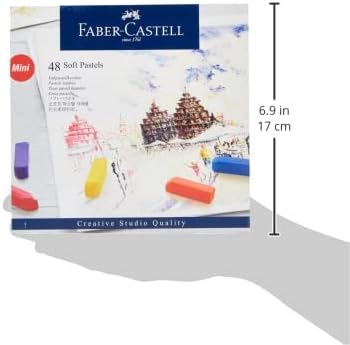 Faber-Castel FC128248 Creative Studio Soft Pastel Crayons (48 Pack), Assorted
