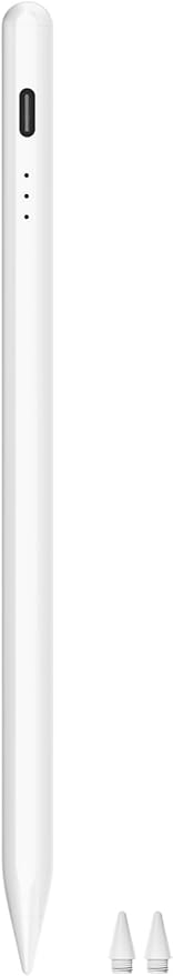 Stylus Pen for iPad 2018-2024, Fast Charging Apple Pencil (1st Gen) With Tilt Sensitivity & Palm Rejection, Magnetic Pen for iPad Air 3/4/5, Mini 5/6, 6-10 Gen, Pro 11/12.9"