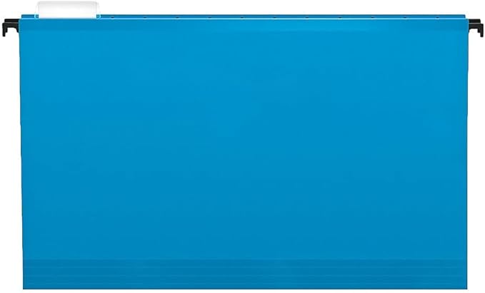 Pendaflex SureHook Reinforced Hanging Folders, Legal Size, Assorted Colors, 1/5 Cut, 20/BX (6153 1/5 Asst)