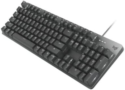 Logitech K845 Mechanical Illuminated Keyboard, Mechanical Switches, Strong Adjustable Tilt Legs, Full Size, Aluminum Top Case, 104 Keys, USB Corded, Windows (TTC Red Switches)
