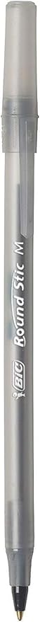 BIC Round Stic Xtra Life Pens, Medium Point 1.0 mm, 30 Black & 30 Blue Ink Pens, Pack of 60