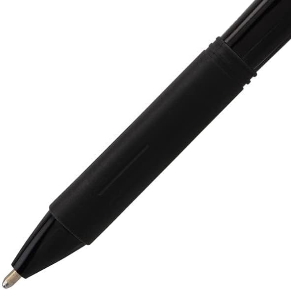 Pentel Wow! Retractable Super Smooth Ballpoint Pen, (1.4mm) Bold Line, Triangular Barrel, Black Ink, 12 Pack