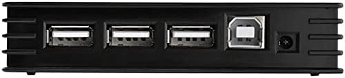 StarTech.com 7 Port USB 2.0 Hub – Portable and Compact – Bus Powered USB 2.0 Extender – USB Multiport Expander, TAA (ST7202USB)