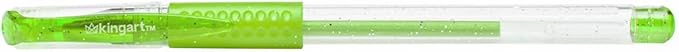 KINGART Green Tones Rollerball Gel Pens, Set of 24 Colors, XL Ink Cartridge - More Ink, All Ages, Writing, Coloring, Doodling, Scrapbooking, Journaling & More