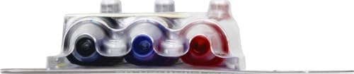 PILOT FriXion Clicker Erasable, Refillable & Retractable Gel Ink Pens, Fine Point, Black/Blue/Red Inks, 3-Pack (31467)
