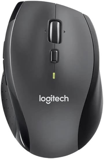Logitech MK710-RB Desktop Wireless Keyboard/Mouse Combo, Hyper-Fast Scrolling Wireless Mouse USB, Keyboard with LCD Dashboard, Long Battery Life, Black (Renewed)