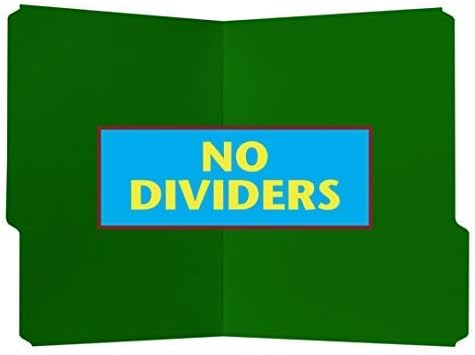 The File King 1/3 Cut Dark Green File Folders Letter Size - 100 Pack | Colored Manilla Folders 8.5 x 11 | USA Made | Assorted 3 Tab Color Manila File Folder | Office Supplies | Basic Filing Folder