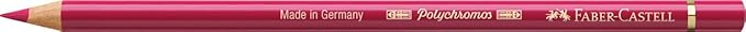 Faber-Castell Polychromos Artists' Single Pencil - Colour 127 Pink Carmine