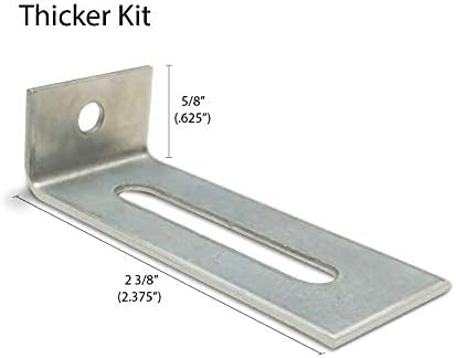 Whiteboard Installation Hardware Kit, Heavy Duty, Hangs up to an 8 Foot Dry Erase or Chalkboard, for 1/2" Thick Boards and Above