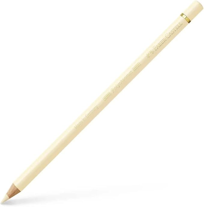 Faber-Castell Art & Graphic Polychromos Colour Pencil, (103), Ivory, for Art, Craft, Drawing, Sketching, Home, School, University, Colouring