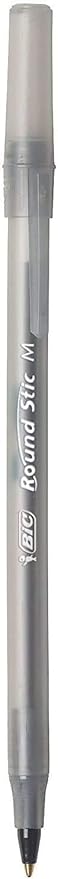 BIC Round Stic Xtra Life Ballpoint Pens - Medium Point 1.0mm, Ultra Long Lasting and Consistent Ink Flow, Pack of 96 Black Pens