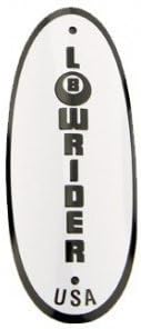 Lowrider Frame Name Plate Head Badge